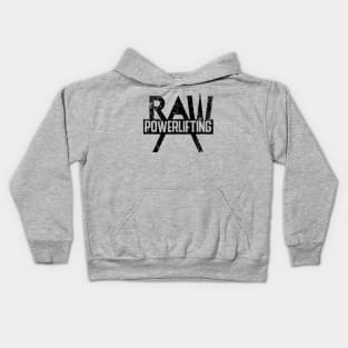 Raw Powerlifting Themed Special Design T-shirts Kids Hoodie